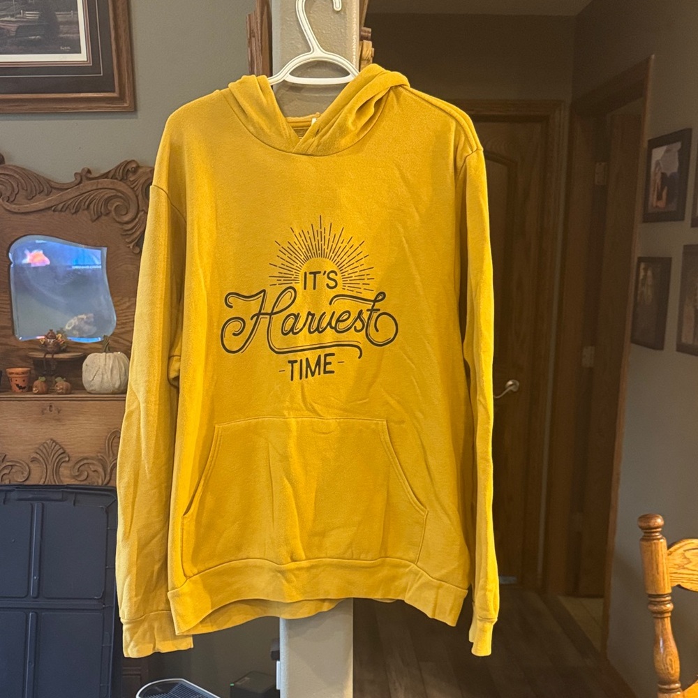 Bella Canvas Mustard Fleece Hoodie